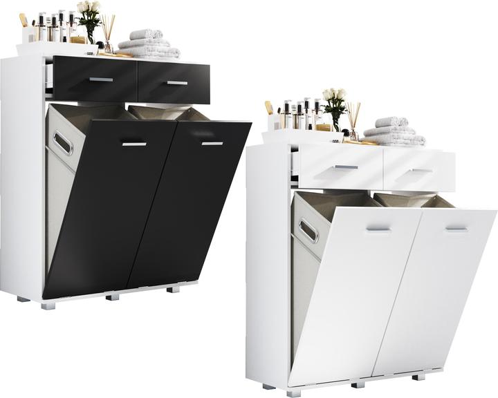 Produktbild VCM Wäscheschrank Landos (79 x 35 x 97 cm)