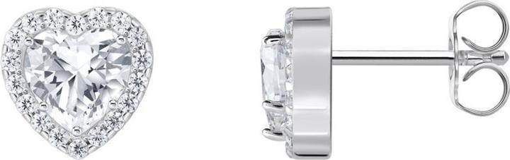 Immagine prodotto Thomas Sabo Orecchini a cerchio con pietra bianca a forma di cuore (Argento 925)