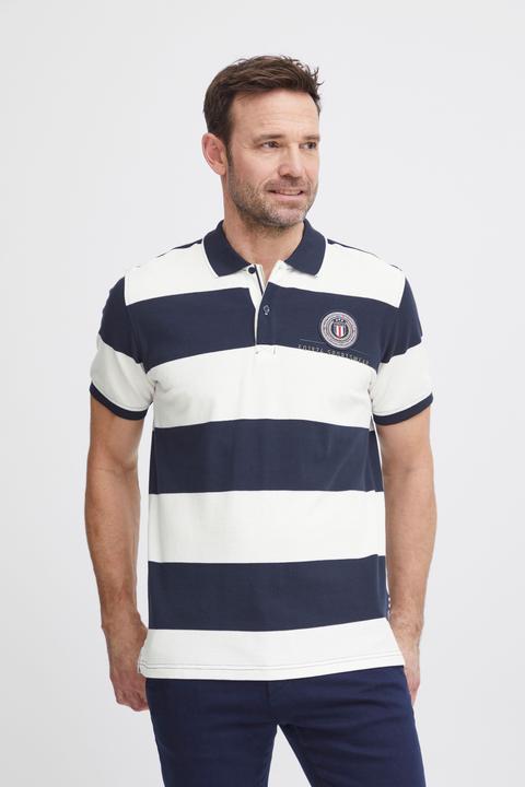 Actual product image FQ1924 FQPeter stripe polo shirt w badge 21900639 (XXL)