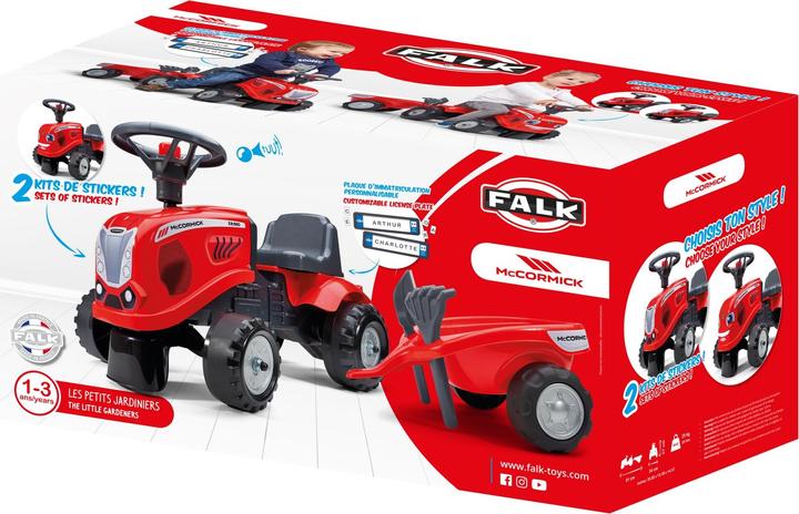 Produktbild Falk Toys Rutschfahrzeug Tret-Traktor mit Anhänger
