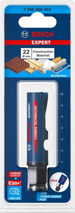 Immagine prodotto Bosch Professional Zubehör Sega a tazza EXPERT per materiali da costruzione, 22 x 60 mm (22 mm)