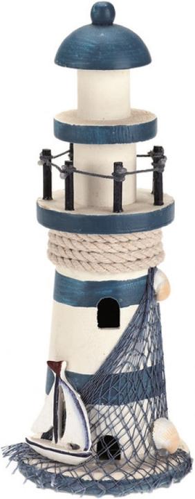 Actual product image Glorex Lighthouse round 23x8x8cm