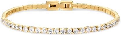 Bering Dazzling gold-plated bracelet with zircons Arctic Symphony 646-27-190