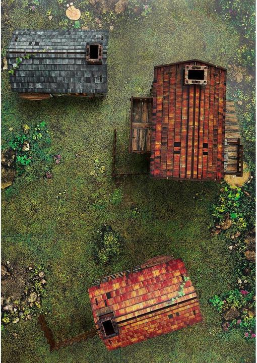 Produktbild E-Raptor Gebäudemodell - Tavern & Houses (GB)