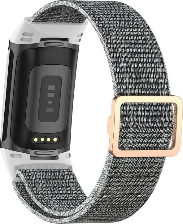 Actual product image Cover-Discount Fitbit Charge 6 - Nylon fabric replacement strap (Nylon)