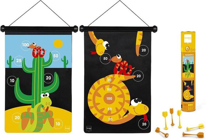 Actual product image Scratch Darts game snake