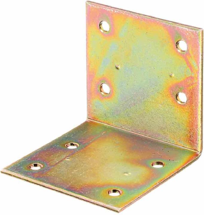 Actual product image Alberts Square corner bracket 160 x 160 x 30 mm, sendzimir galvanised, 1 pc. (Corner angles, 1 pcs.)