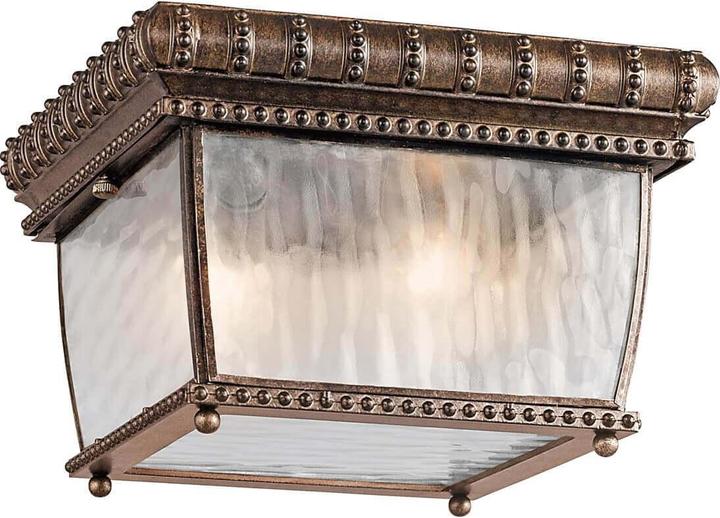 Immagine prodotto Elstead Lighting Plafoniera da esterno Venetian Rain E14 doppia in bronzo spazzolato IP44 (E14)