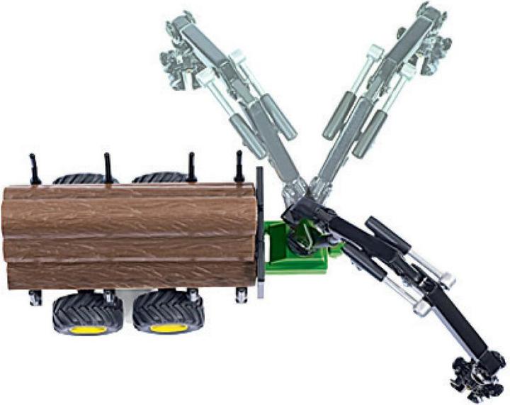 Image du produit Siku Tracteur avec remorque forestière