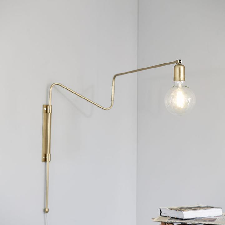 Immagine prodotto House Doctor Lampada da parete, Swing, ottone (E27)