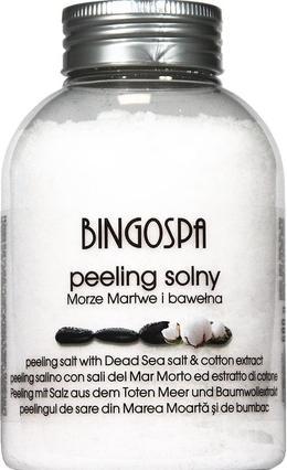 Actual product image BingoSpa Dead Sea Peeling Salt with Cotton Extract 580g (Exfoliation)