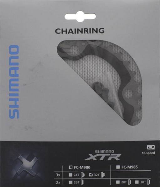 Produktbild Shimano XTR 14 Kettenblatt 32 Zähne, Y-1LR 98140 FC-M980 (32)