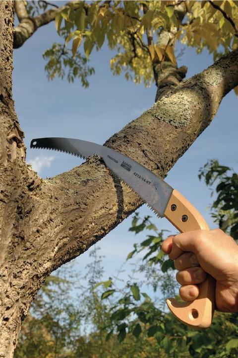 Produktbild Bahco Astsäge mit gehärteten Zahnspitzen und Holzgriff, 6 ZpZ, 14"