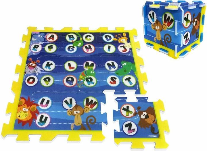 Actual product image Stamp Foam Puzzle Mat Animals Alphabet ZA3148 (31 x 31 cm)