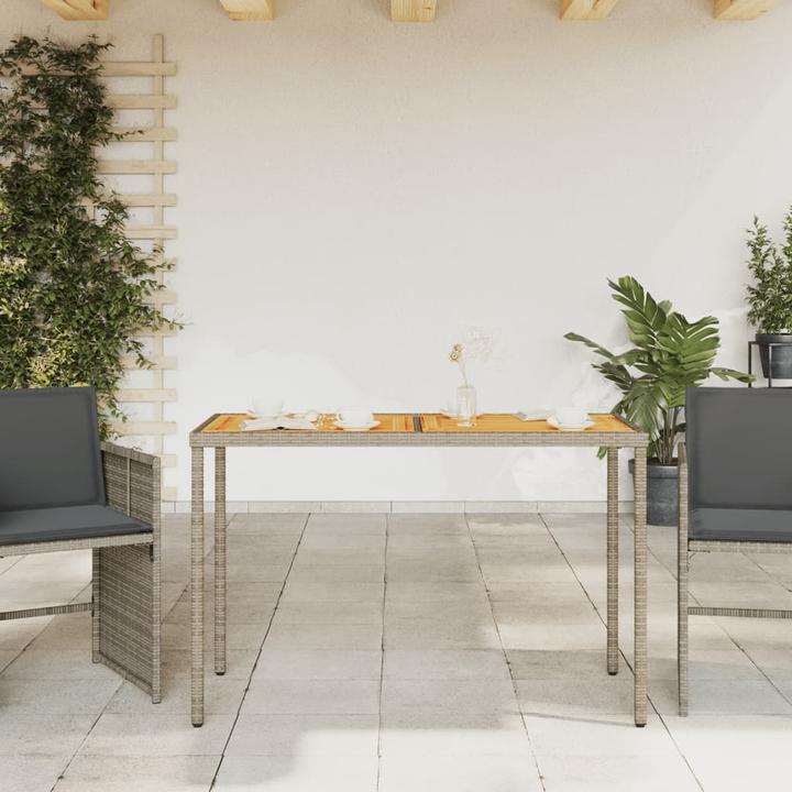 Image du produit VidaXL Table de jardin avec plateau 115 x 54 x 74cm (115 cm)