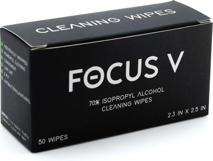 Actual product image Focus V Isopropyl Cleaning Wipes 50pcs (50 x)