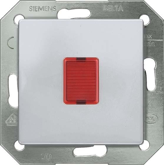 Actual product image Siemens Light signal aluminium base+centre cover plate AGL 5TD2866