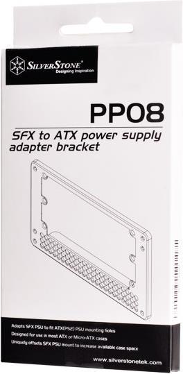 Productafbeelding Silverstone SST-PP08 Voedingsadapter voor SFX naar ATX