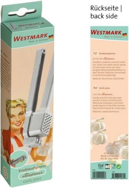Produktbild Westmark Retro Knoblauchpresse "Biopress", 15x5.2x3.3 cm