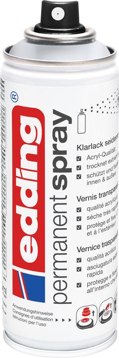 Produktbild Edding Klarlack Spray (Seidenmatt, 0.20 l)