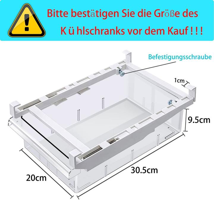 Produktbild Xfantong Kühlschrank Schubladen