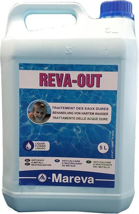 Image du produit Mareva Anti calcaire et stop métal Reva-out liquide 5L (5000 ml)