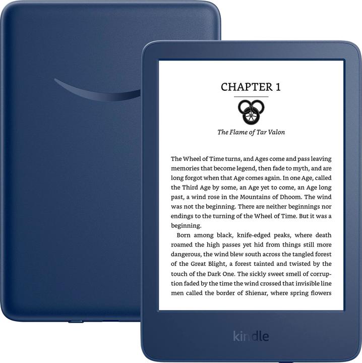 Amazon Kindle with Special Offers (2022) (6", 16 GB, Denim)