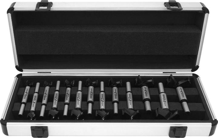 Immagine prodotto Paulimot Kunstbohrer-Set, hartmetallbestückt 13-teilig (15, 16, 18, 20, 22, 25, 26, 28, 30, 40, 45, 50, 35 mm)