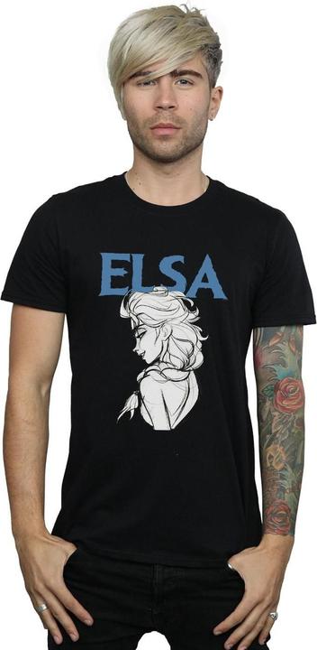 Produktbild Disney Frozen Elsa Profile Sketch TShirt (L)