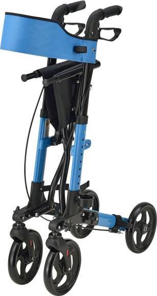 Image du produit Juskys Rollator pliable Vital avec siège et sac à provisions