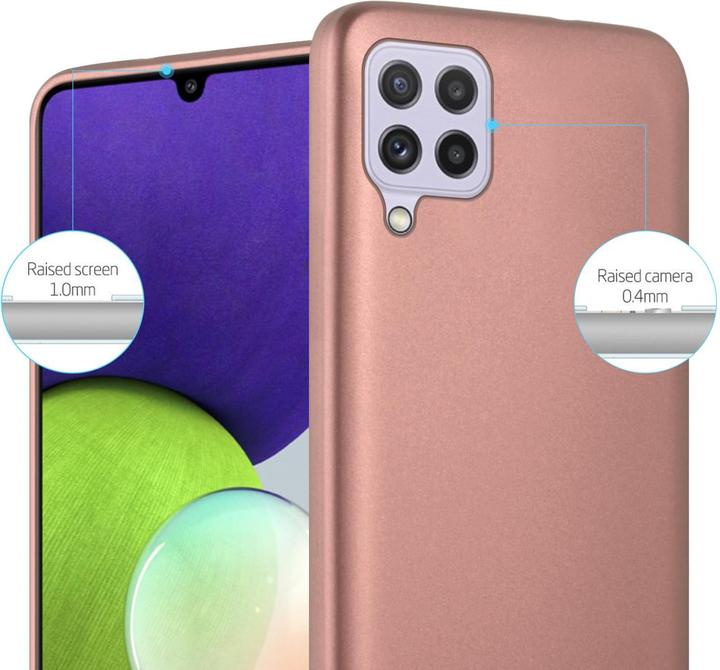 Produktbild Cadorabo TPU Matt Metallic Hülle (Samsung Galaxy M22, Samsung Galaxy A22, Samsung Galaxy A32)