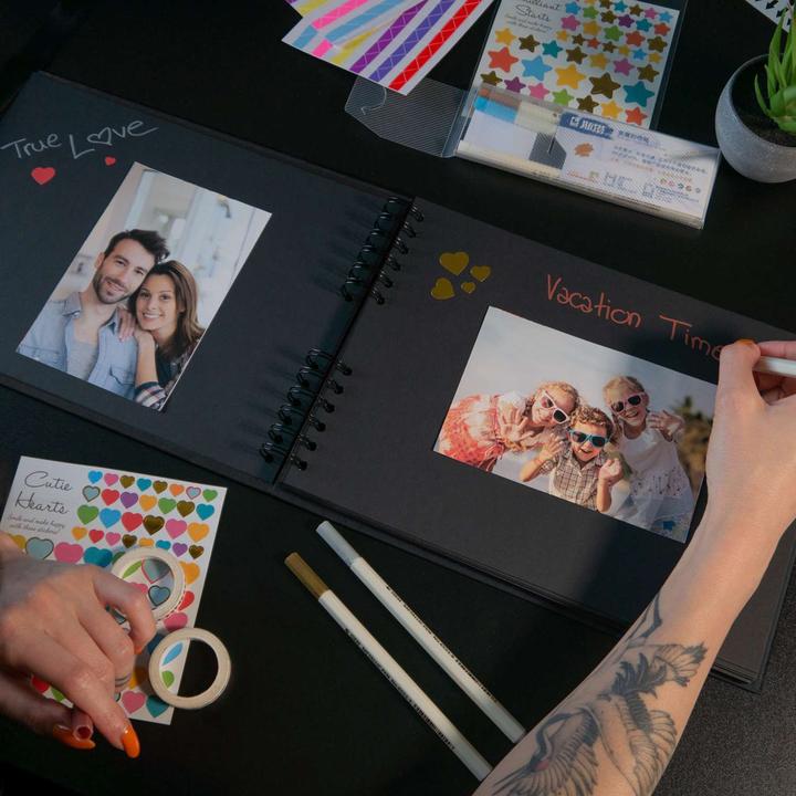 Immagine prodotto Intirilife Album fotografico da creare da soli con rilegatura a spirale