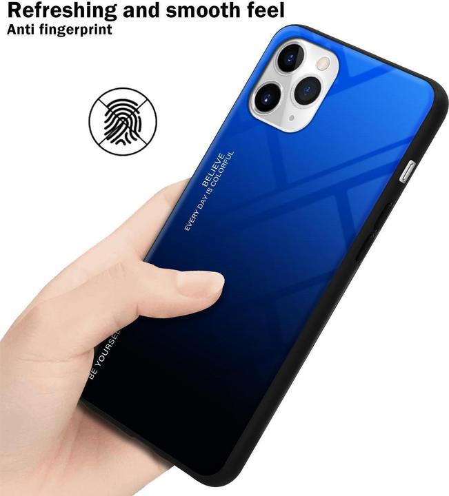 Image du produit Cadorabo Couverture en verre TPU 2 couleurs (Apple iPhone 11 Pro)