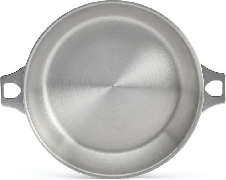 Actual product image de Buyer Twisty frying pan without handle induction (24 cm, Frying pan, Stainless steel)