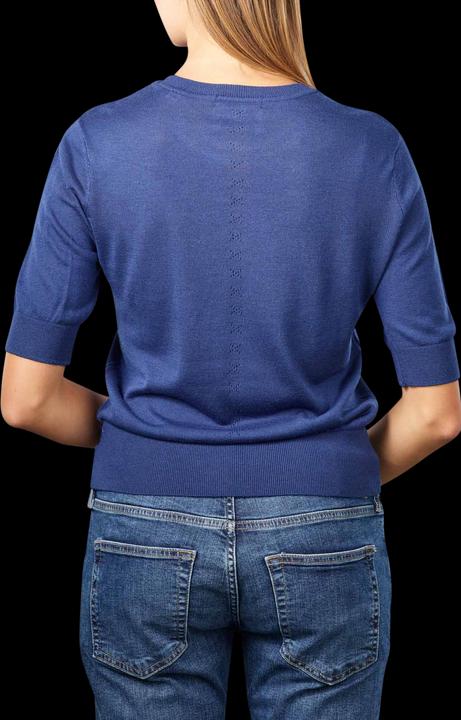 Produktbild Scotch & Soda Short Sleeve Pullover Crew Neck Marine Melange (L)