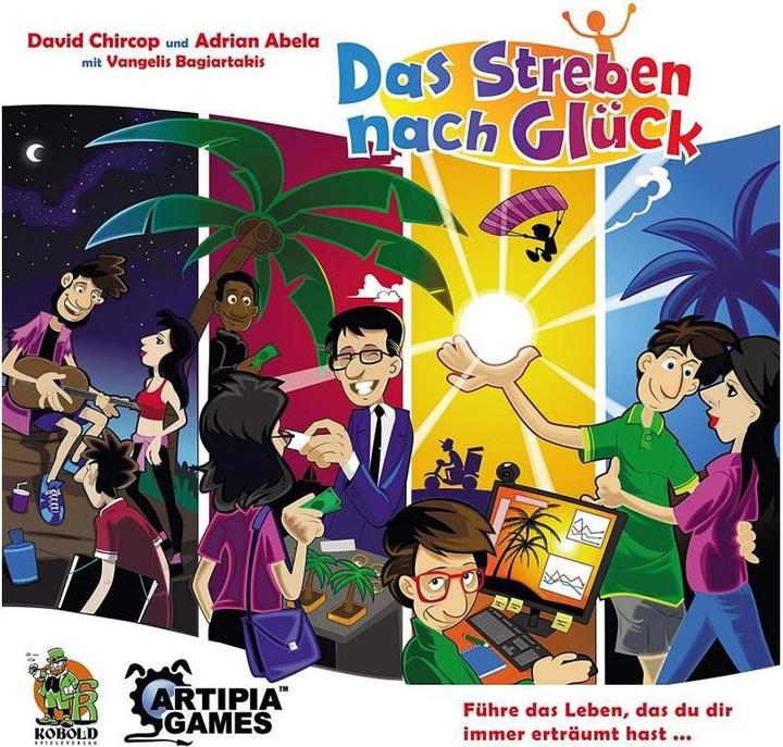 Image du produit 1023119 - Das Streben nach Glück, jeu de société pour 1 à 4 joueurs à partir de 12 ans (Allemand)