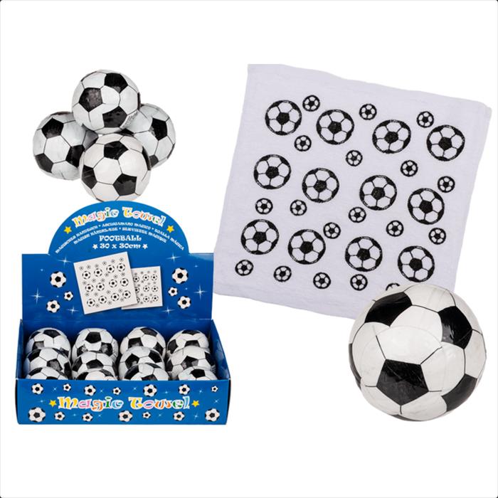Produktbild Out of the blue Ootb - Magisches Baumwoll Handtuch - Fussball (30 x 30 cm)