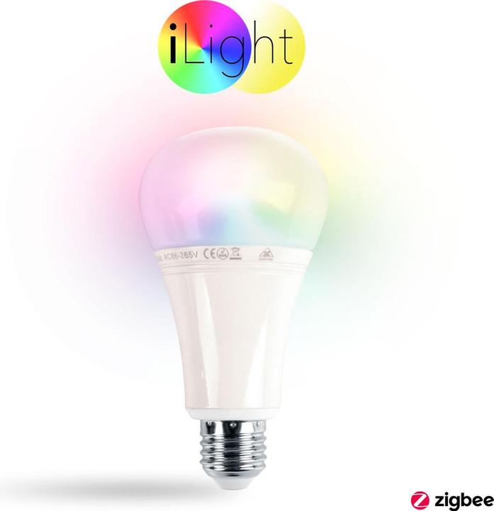Image du produit iLight E27 GU10 LED Zigbee 3.0 RGBW CCT 2700-6500K (E27, 1100 lm, 1 x, F)