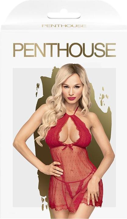 Produktbild Penthouse Lingerie Libido boost - Point d'esprit babydoll with eyelash trim inclu (M/L)