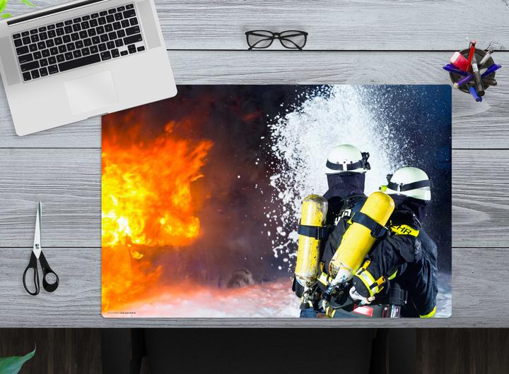 Produktbild CoverYourDesk Schreibtischunterlage Feuerwehr im Einsatz