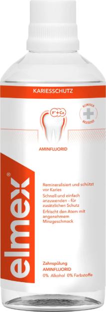 Actual product image Elmex KARIESSCHUTZ Zahnspülung 12 x 100 ml (100 ml, Mouthwash)