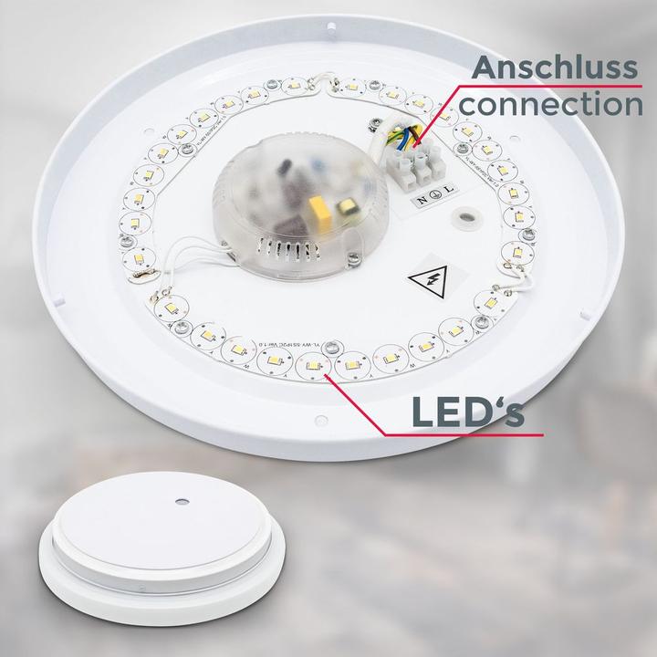 Produktbild B.K.Licht Bad-Deckenleuchte (1200 lm)