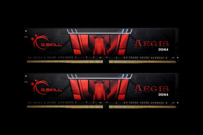 Productafbeelding G.Skill Atmintis Aegis, DDR4, 32 GB, 2400MHz, CL15 (F4-2400C15D-32GIS) (4 x 8GB, 2400 MHz, DDR4 RAM, U-DIMM)