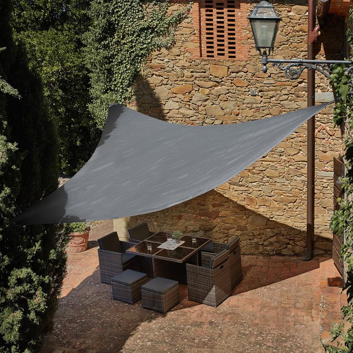 Produktbild tectake Sonnensegel (400 x 400 x 400 cm)