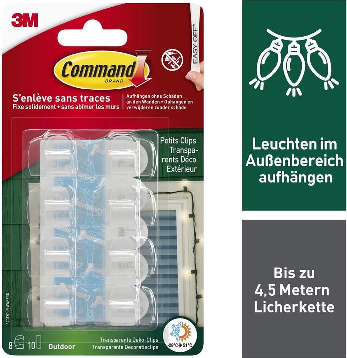 Produktbild Command Outdoor Lichterkette Clips