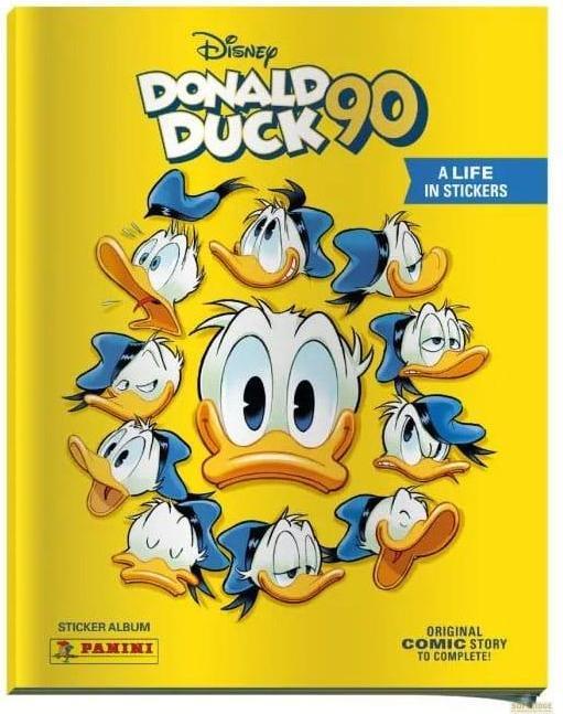 Panini Donald Duck 90 Sticker & Trading Card Collection Album *German Version*