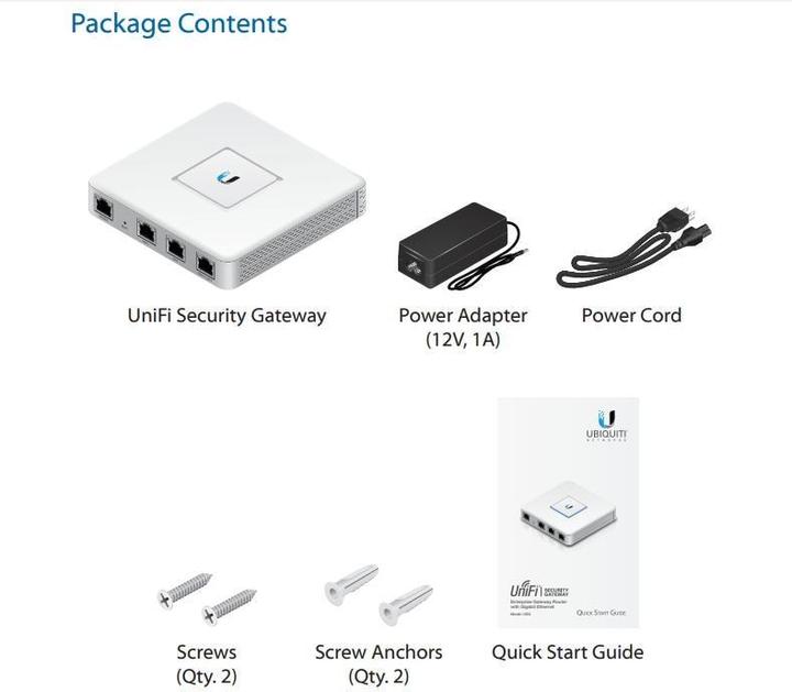 Image du produit Ubiquiti USG : Passerelle de sécurité UniFi