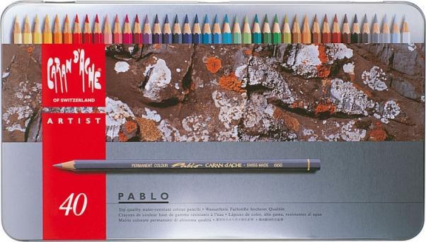 Image du produit Caran d'Ache Pablo Metallschachtel (Multicolore, 40 x)