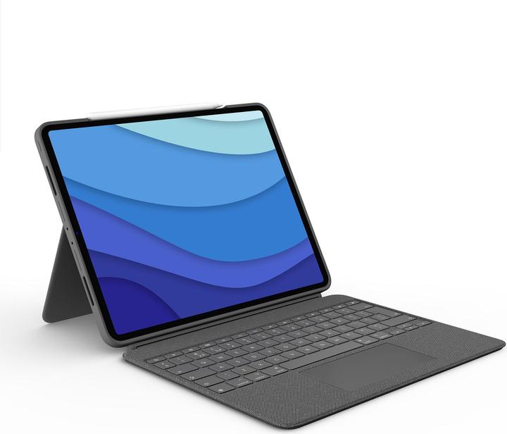Produktbild Logitech Combo Touch (US, iPad Pro 12.9 2021 (5. Gen), iPad Pro 12.9 2022 (6. Gen))