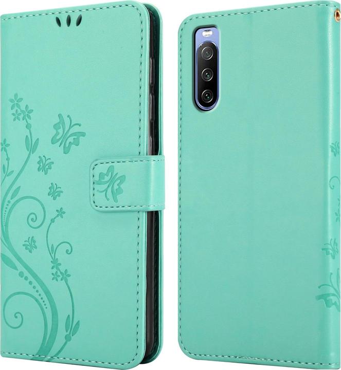 Image du produit Cadorabo Pochette Flower Book (Sony Xperia 10 III)